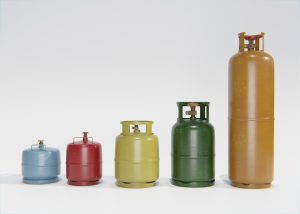 Tamaños de bombonas de gas GLP